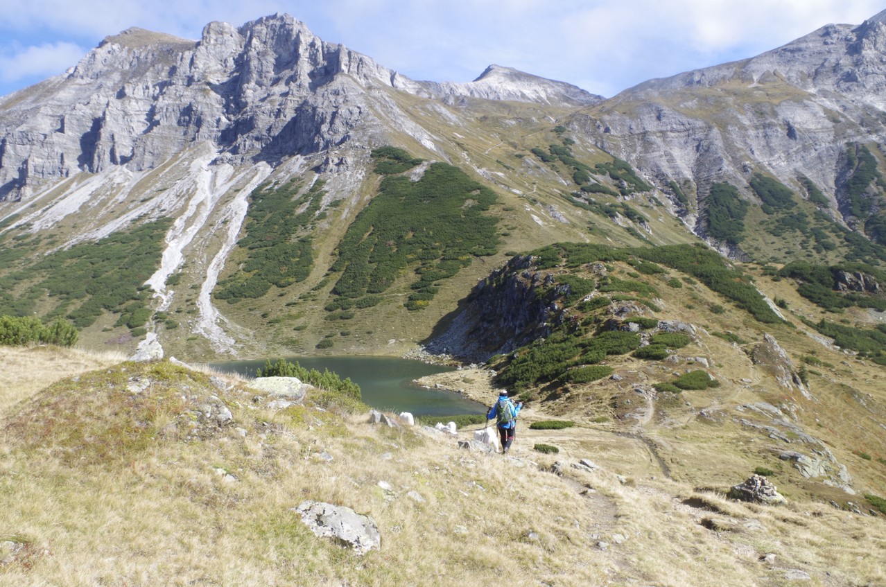 der Oberhüttensee in Sicht