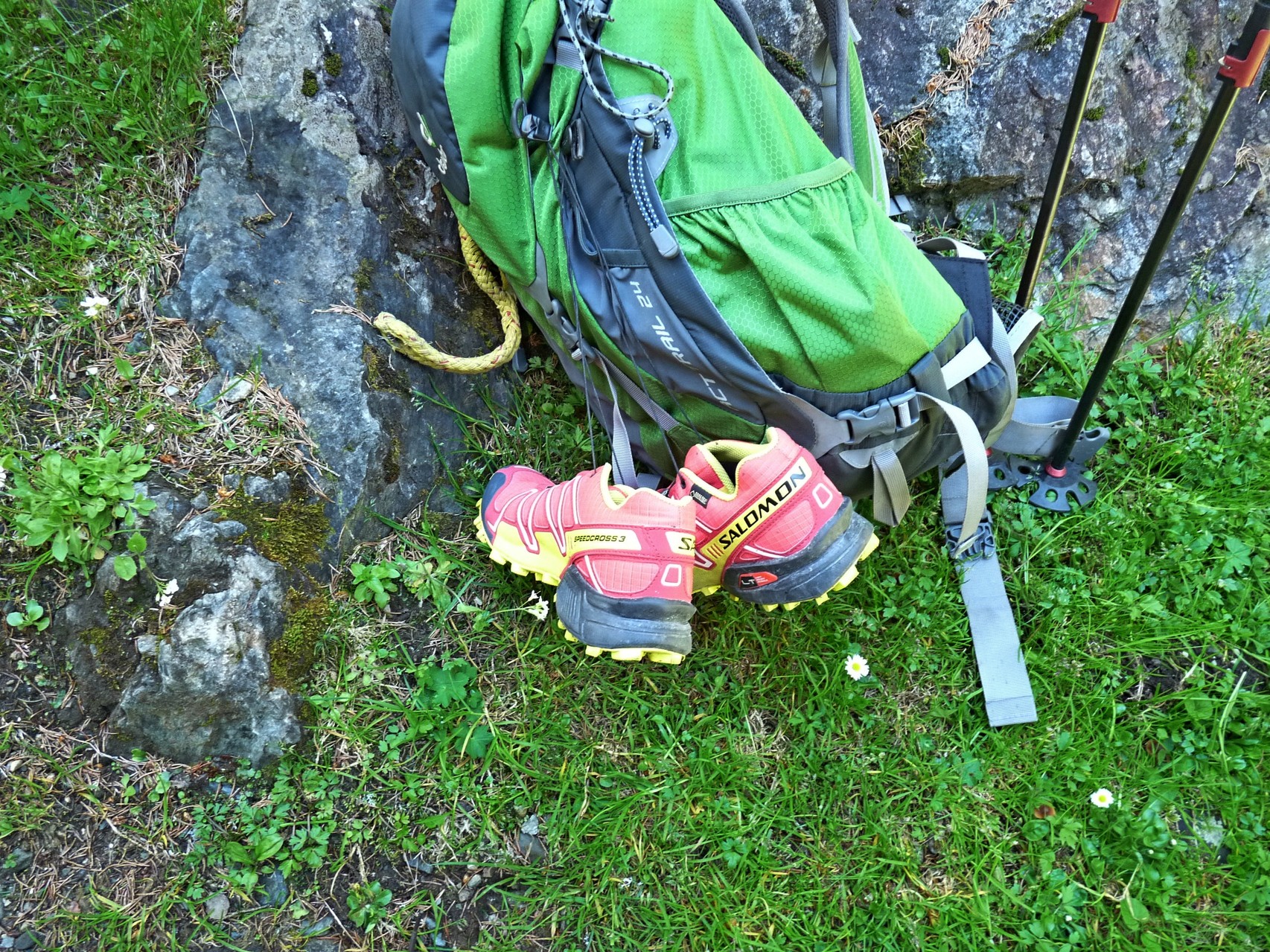 die Schuhe werden wieder gewechselt