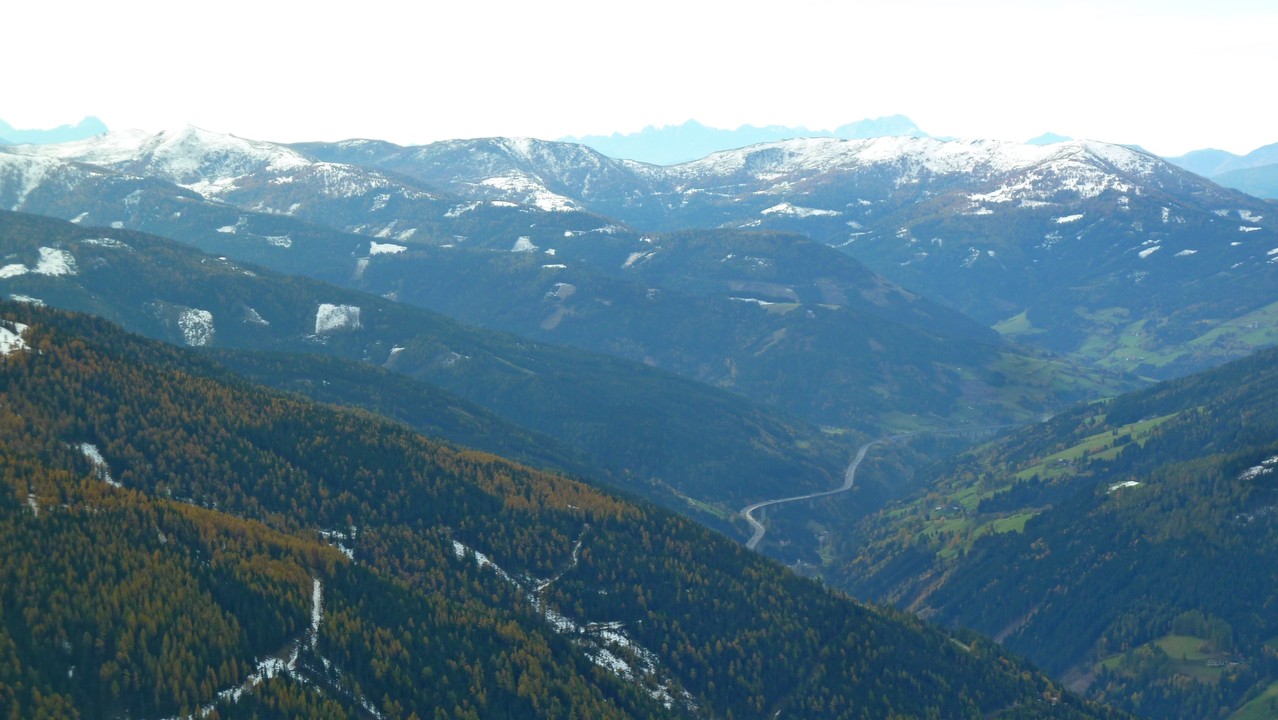 Blick nach Kärnten Richtung Slowenien